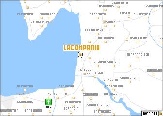 map of La Compañía