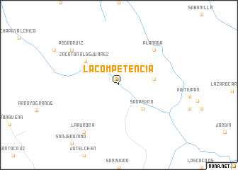 map of La Competencia