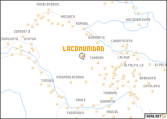 map of La Comunidad