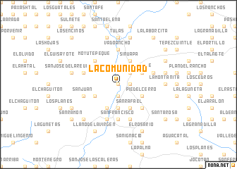 map of La Comunidad