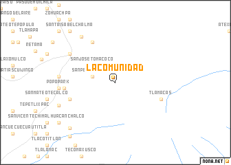 map of La Comunidad