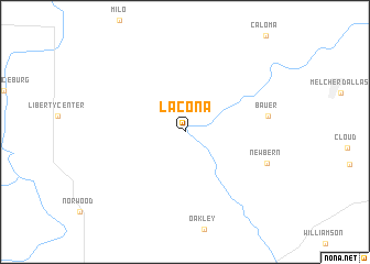 map of Lacona