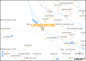 map of La Concepción