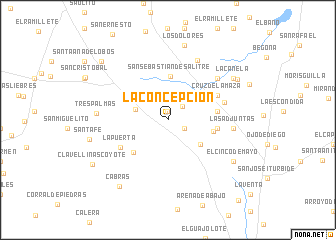 map of La Concepción