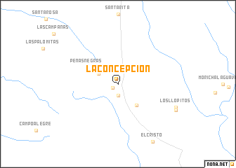 map of La Concepción