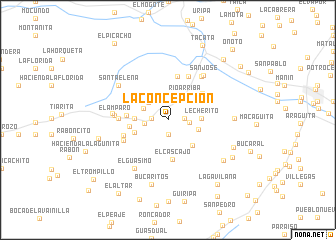 map of La Concepción