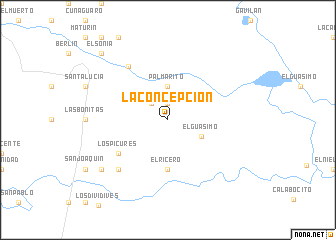 map of La Concepción