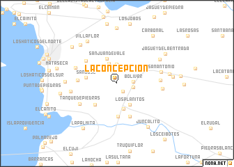 map of La Concepción