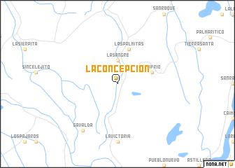 map of La Concepción