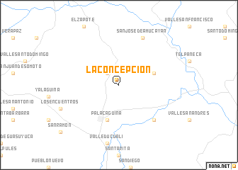 map of La Concepción