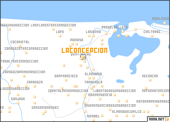 map of La Concepción