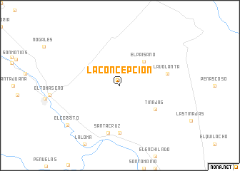 map of La Concepción