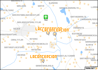 map of La Concepción