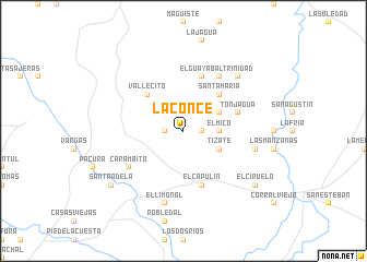 map of La Conce