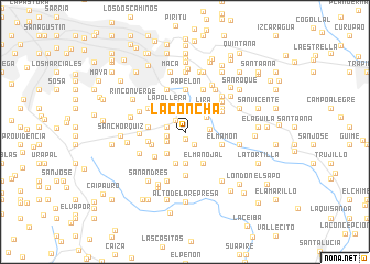 map of La Concha