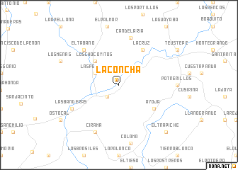 map of La Concha