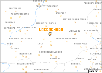 map of La Conchuda