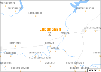 map of La Condesa