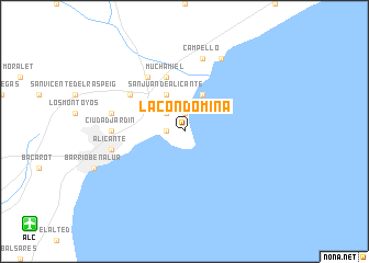 map of La Condomina