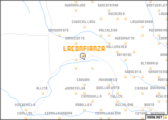 map of La Confianza