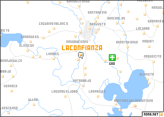 map of La Confianza