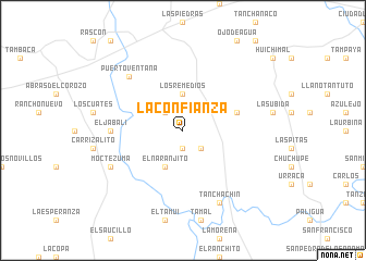 map of La Confianza