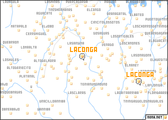 map of La Conga
