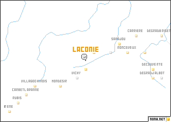 map of La Conie