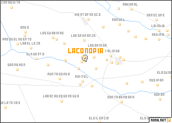 map of La Conopia