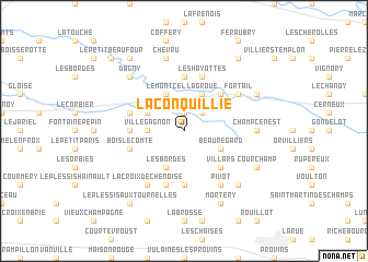 map of La Conquillie