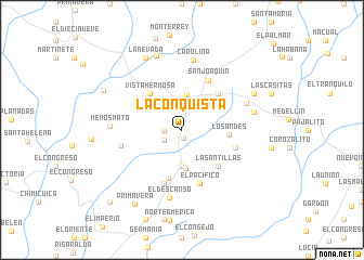 map of La Conquista