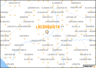 map of La Conquista