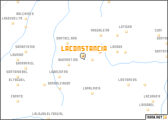 map of La Constancia