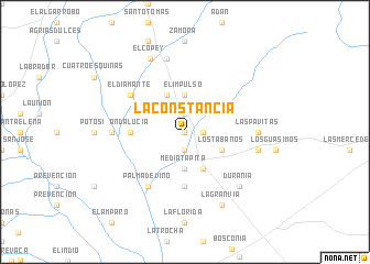 map of La Constancia