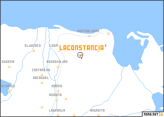 map of La Constancia