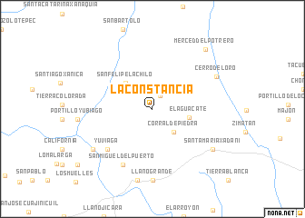 map of La Constancia