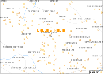 map of La Constancia
