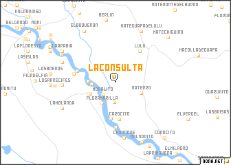 map of La Consulta