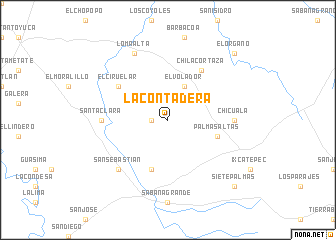 map of La Contadera