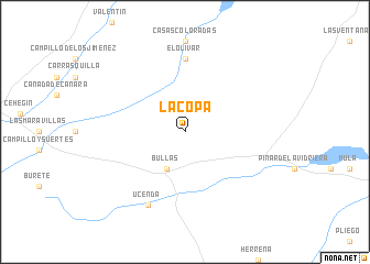 map of La Copa