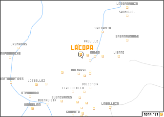 map of La Copa