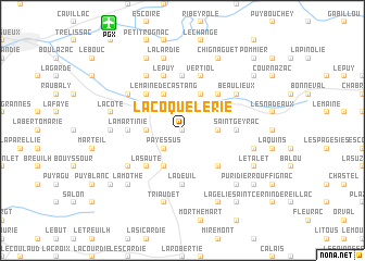 map of La Coquelerie