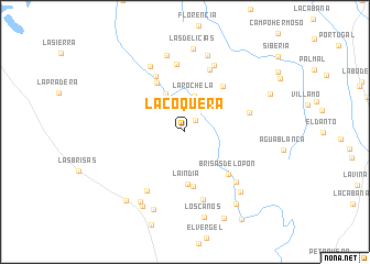map of La Coquera