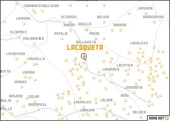 map of La Coqueta