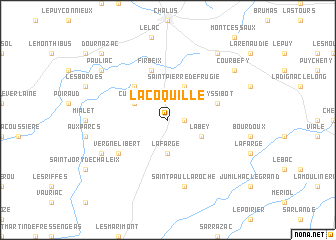 map of La Coquille