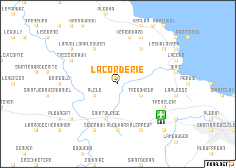 map of La Corderie