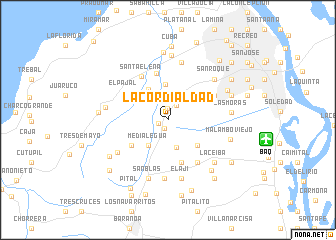 map of La Cordialdad