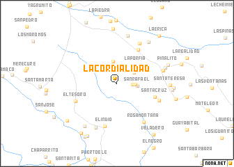 map of La Cordialidad