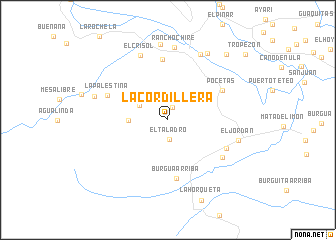 map of La Cordillera