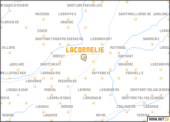 map of La Cornélie